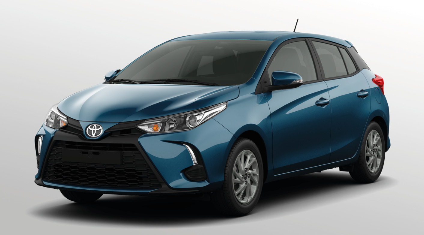 yaris hb azul