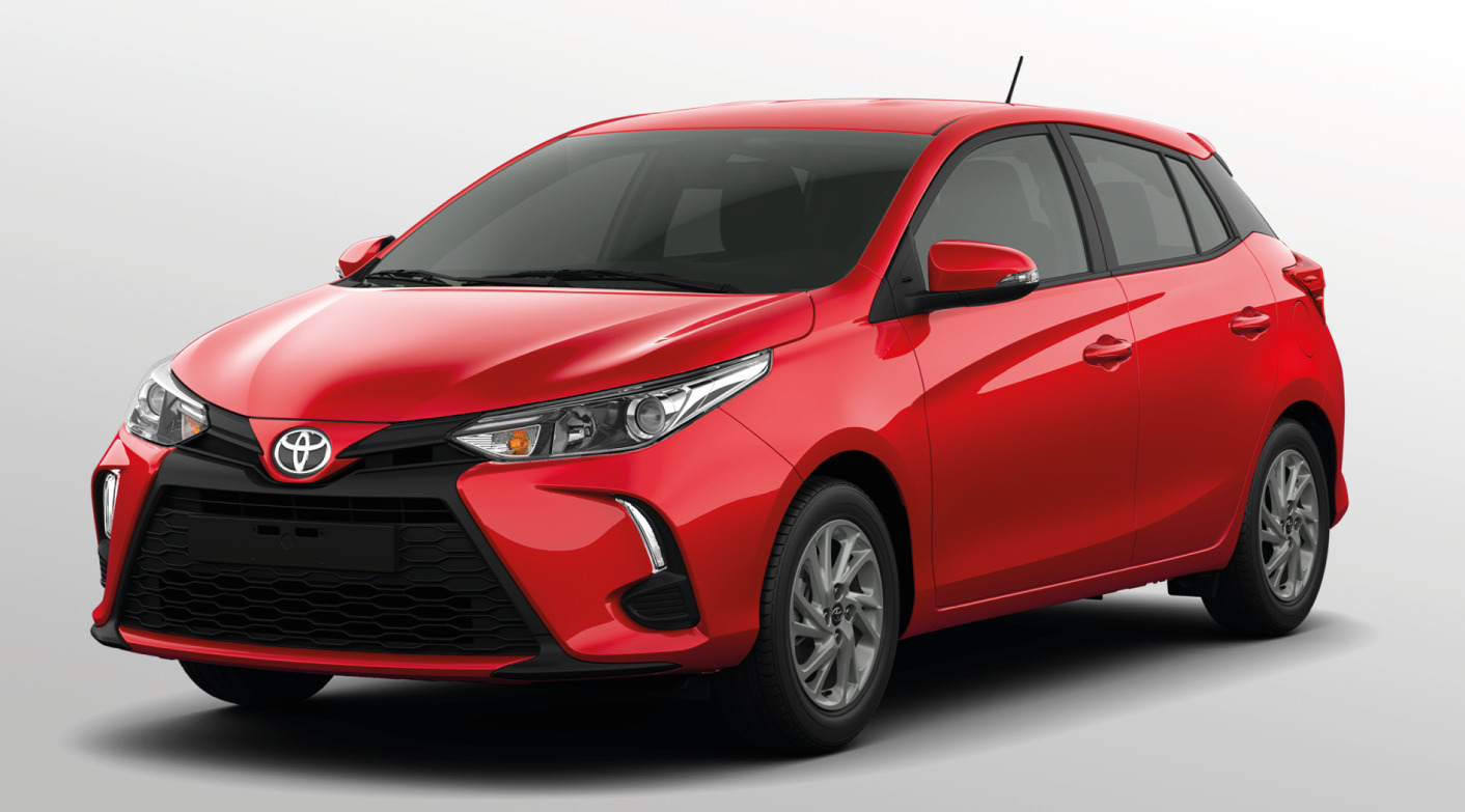yaris hb vermelho